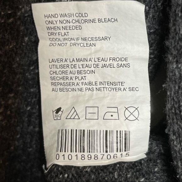 A Pea in the Pod Maternity Cowlneck Sweater Gray Size S - Picture 8 of 14